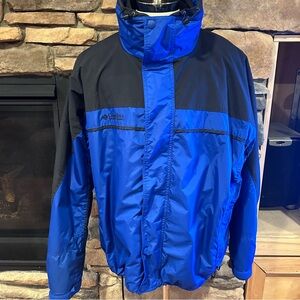 Columbia Bugaboo black and Blue zip out liner men’s XXL Outdoor Jacket